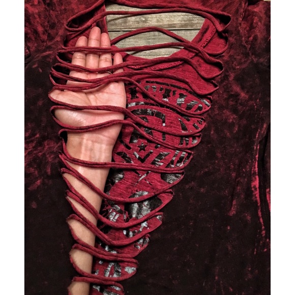 Affliction Open Back Tee - Picture 3 of 3